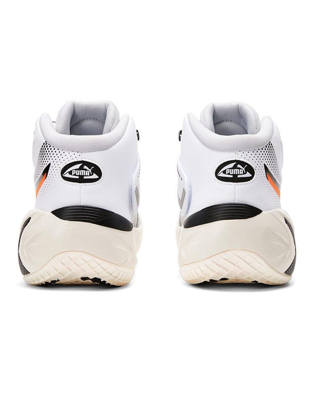 PUMA White Disc Rebirth Fiery Coral' for men