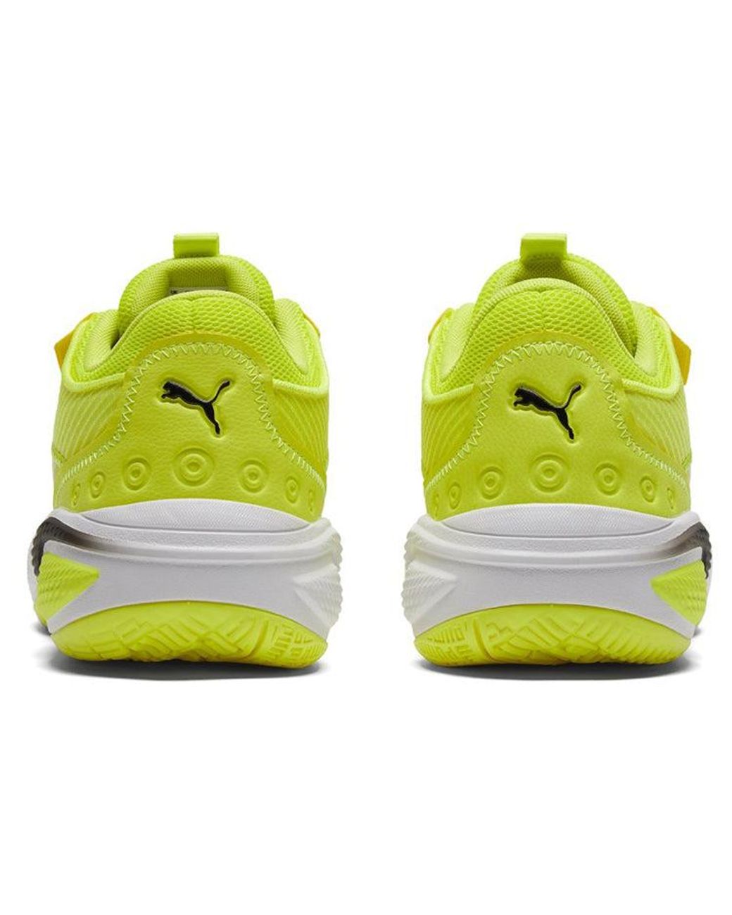 PUMA Yellow Court Rider I Glow' for men
