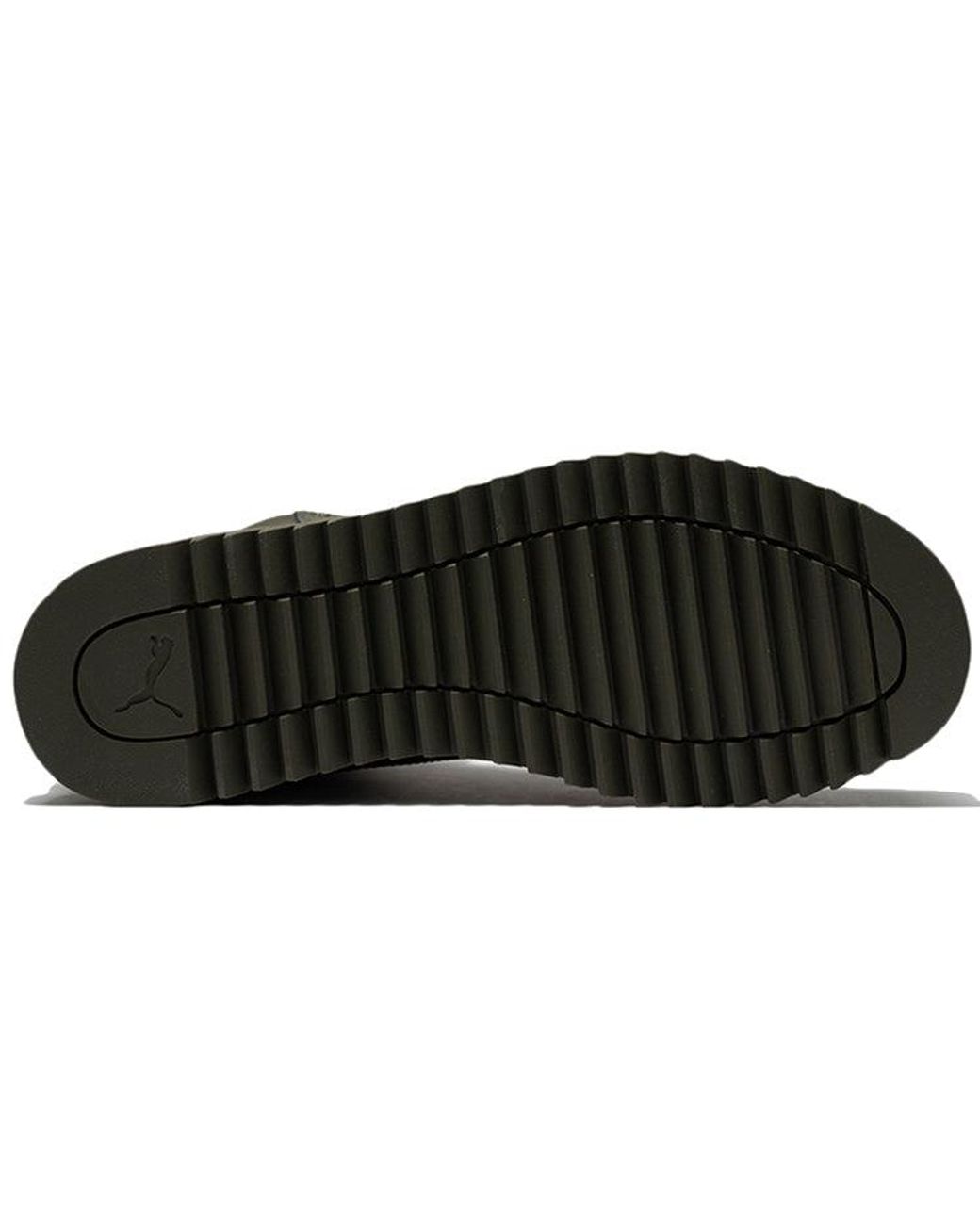 PUMA Black Desierto V2 Wtr Rubber High-Top Sneakers