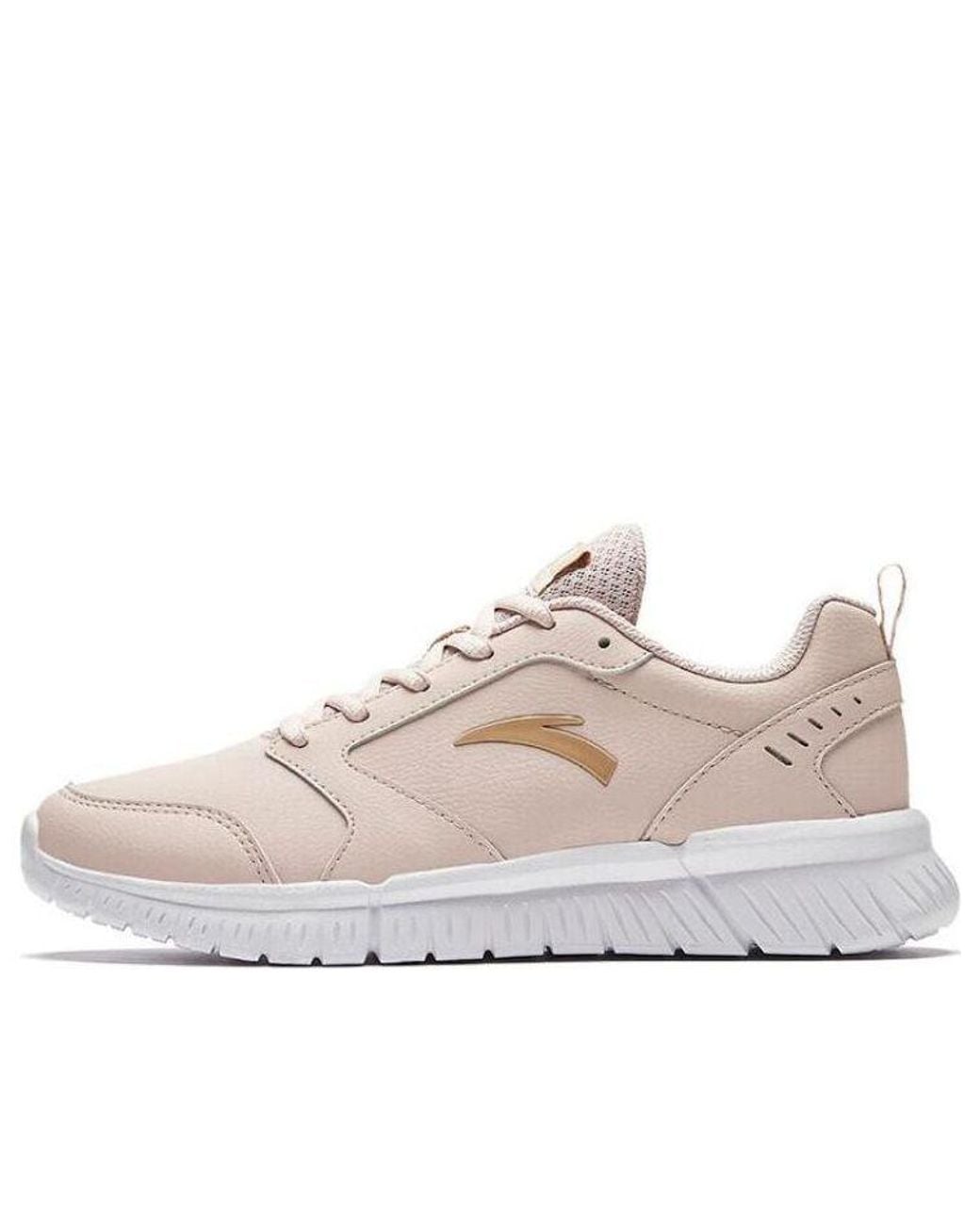 Anta White (Wmns) Running Series Sneakers 'Lotus Root'