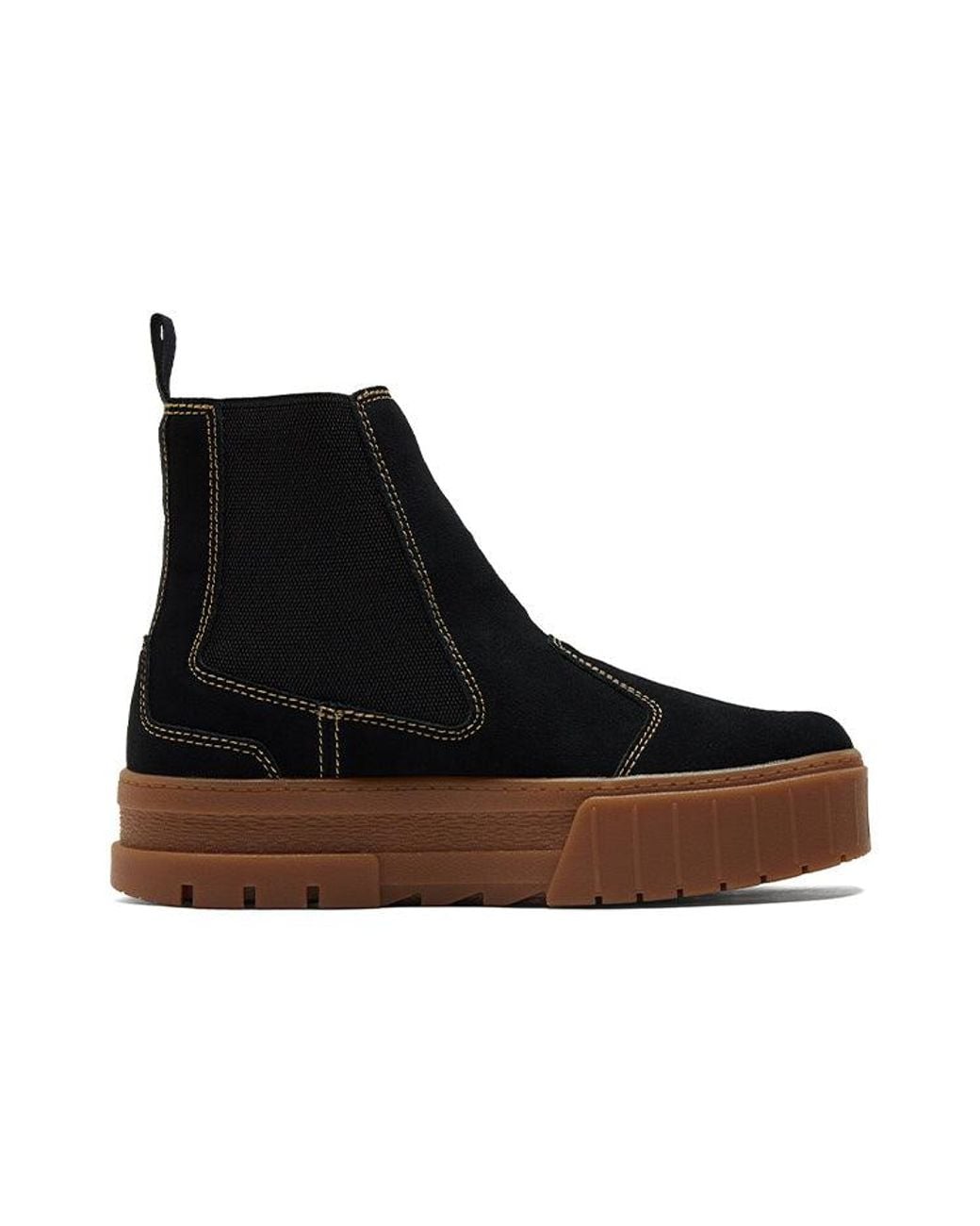 PUMA Black (Wmns) Mayze Chelsea Suede Gum'