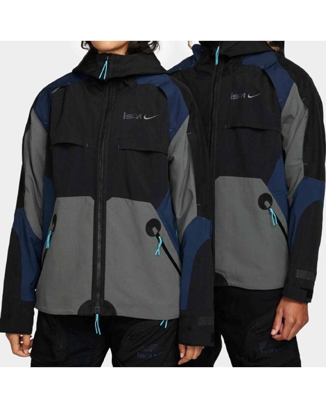 Nike Blue Ispa Jacket Midnight Iron' for men
