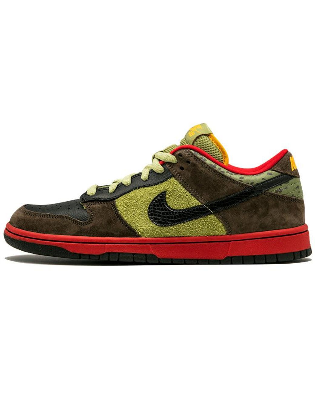 Nike Red Sb Dunk Low Premium 'Asparagus' for men