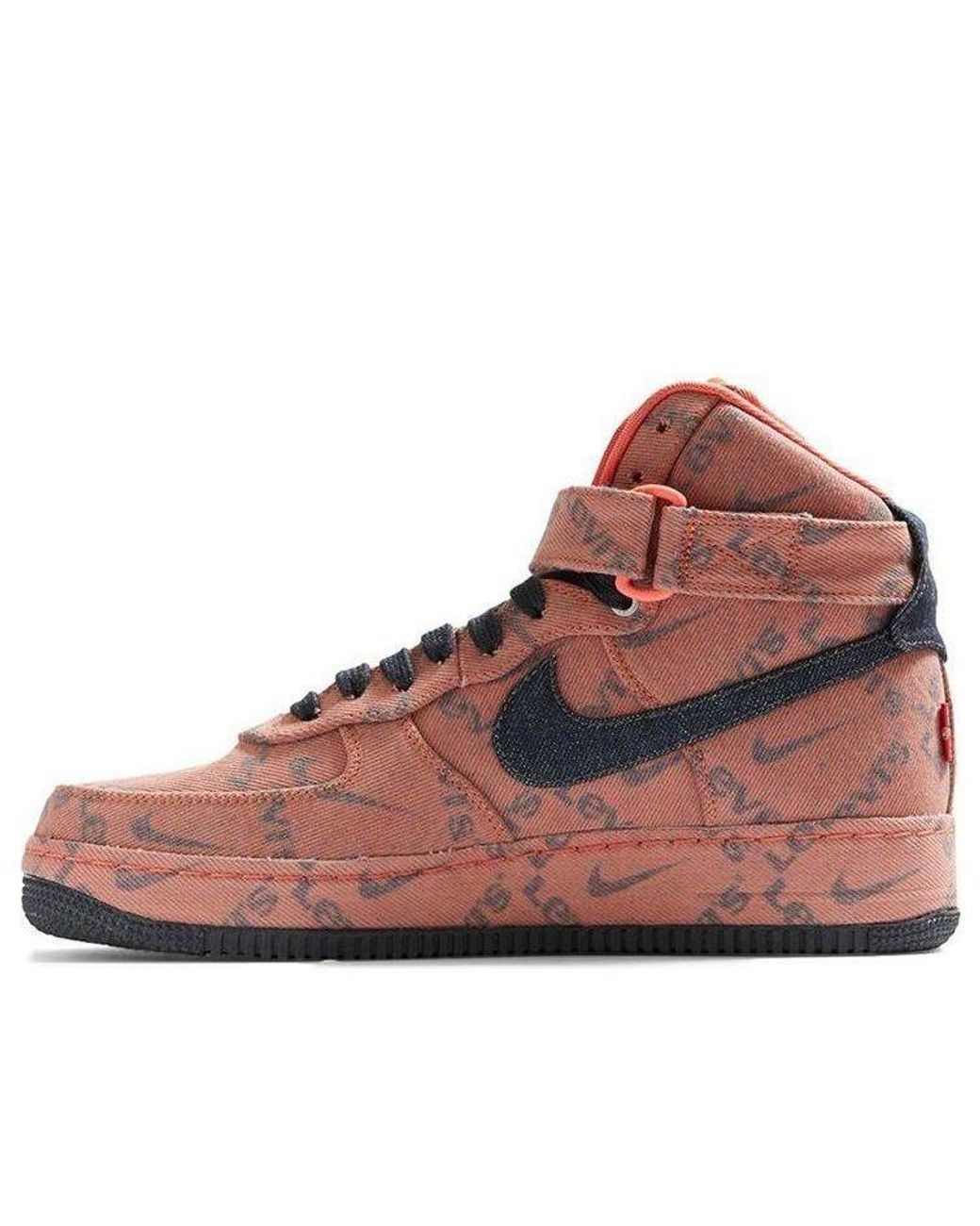 Nike By You X Levi's Air Force 1 High 'Exclusive Denim' in Brown