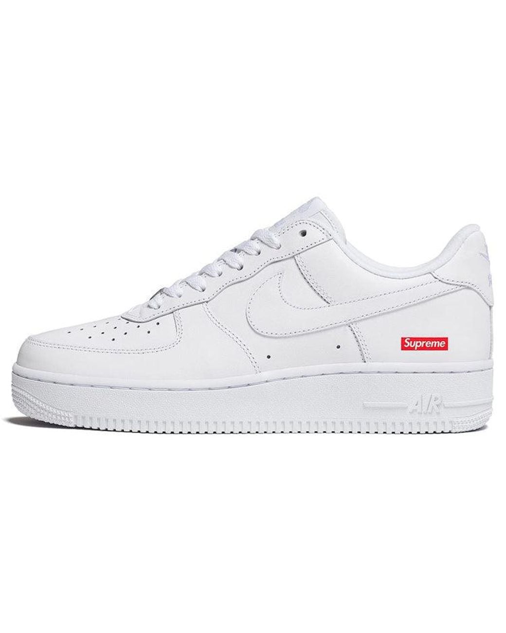 Nike White X Supreme Air Force 1 Low 'Box Logo for men