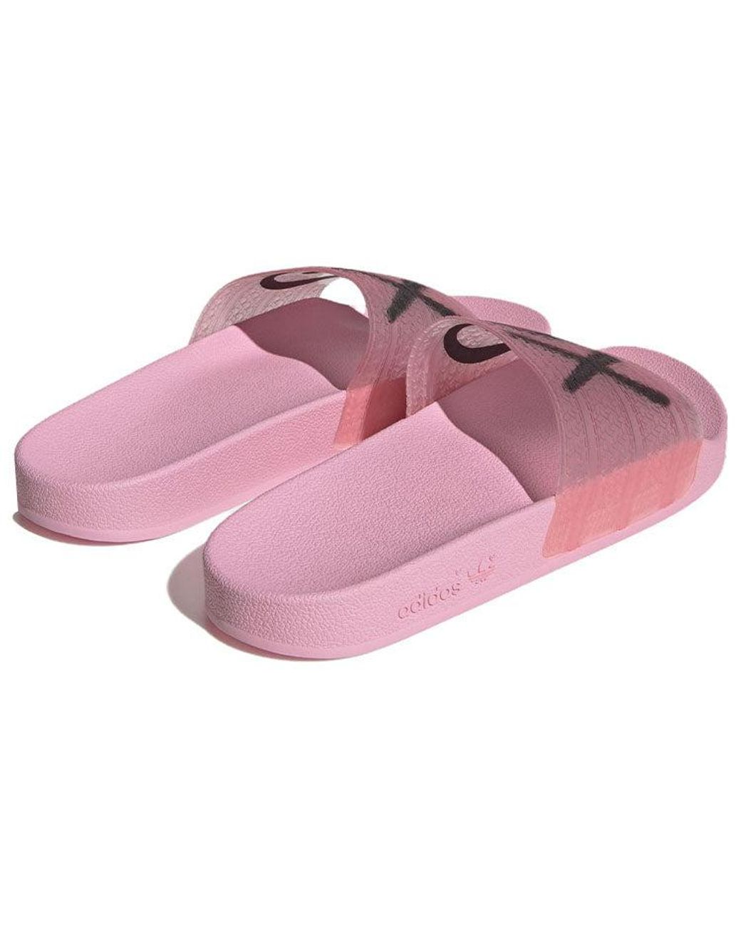 Adidas Pink Adilette X Andr Saraiva Glow'