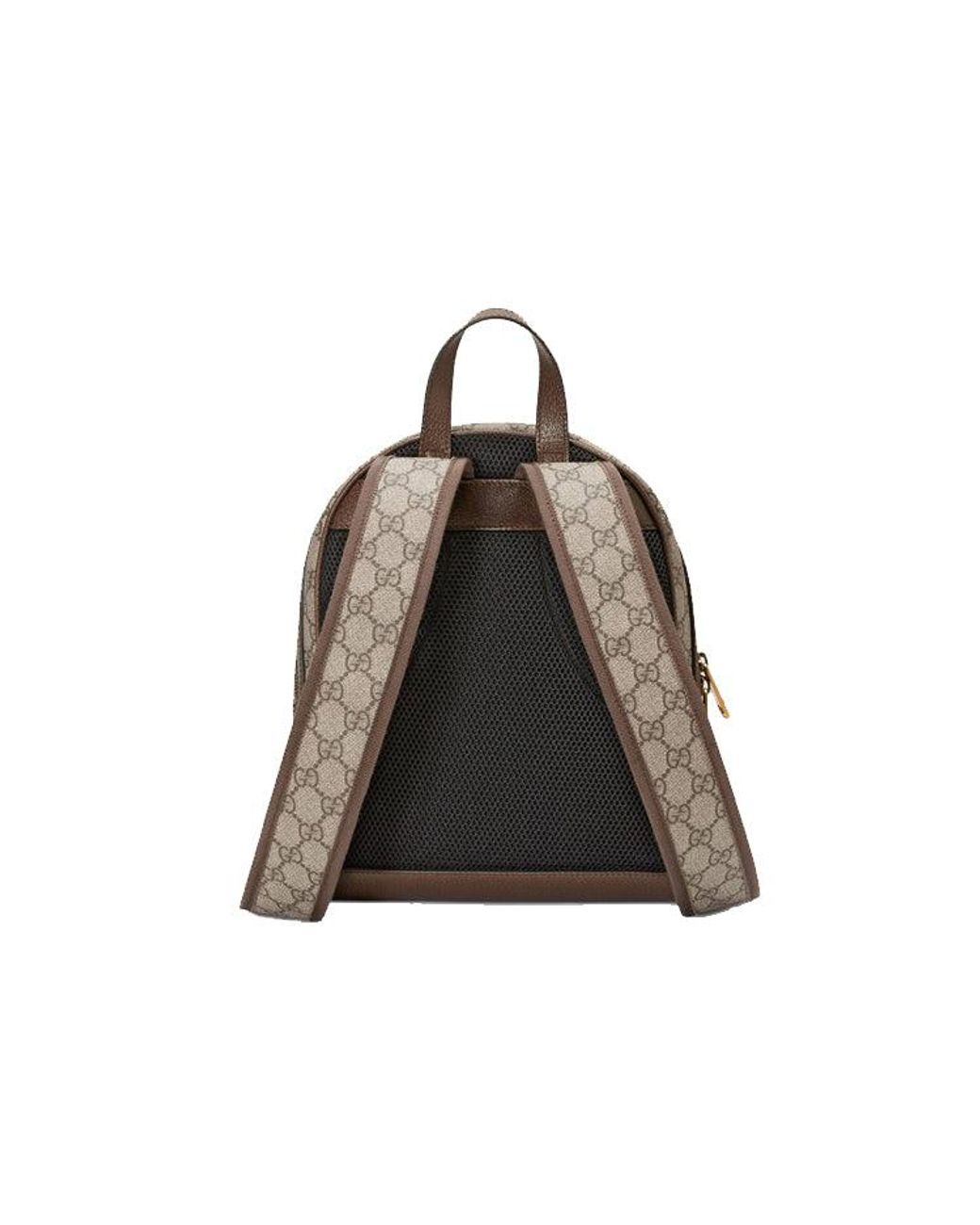 Gucci Brown Ophidia Gg Supreme Monogram Small Backpack for men