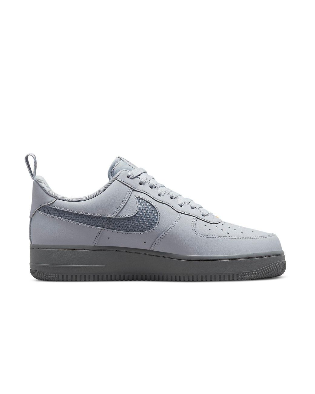 Nike Gray Air Force 1 '07 'Wolf Kumquat' for men
