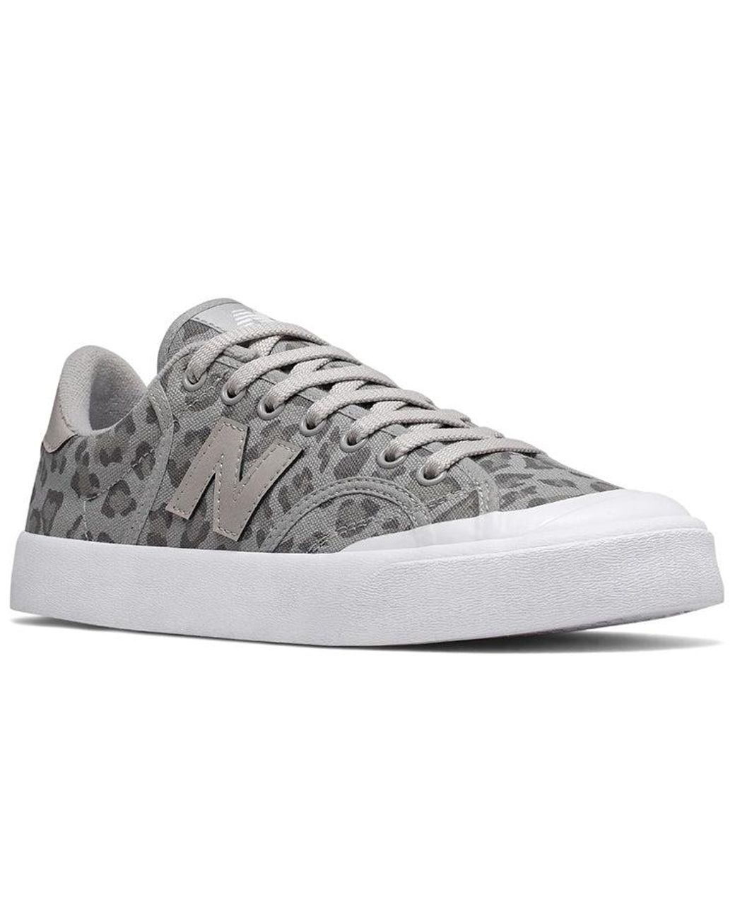 New Balance Gray Pro Court Retro Low Tops Casual Skateboarding Shoes for men