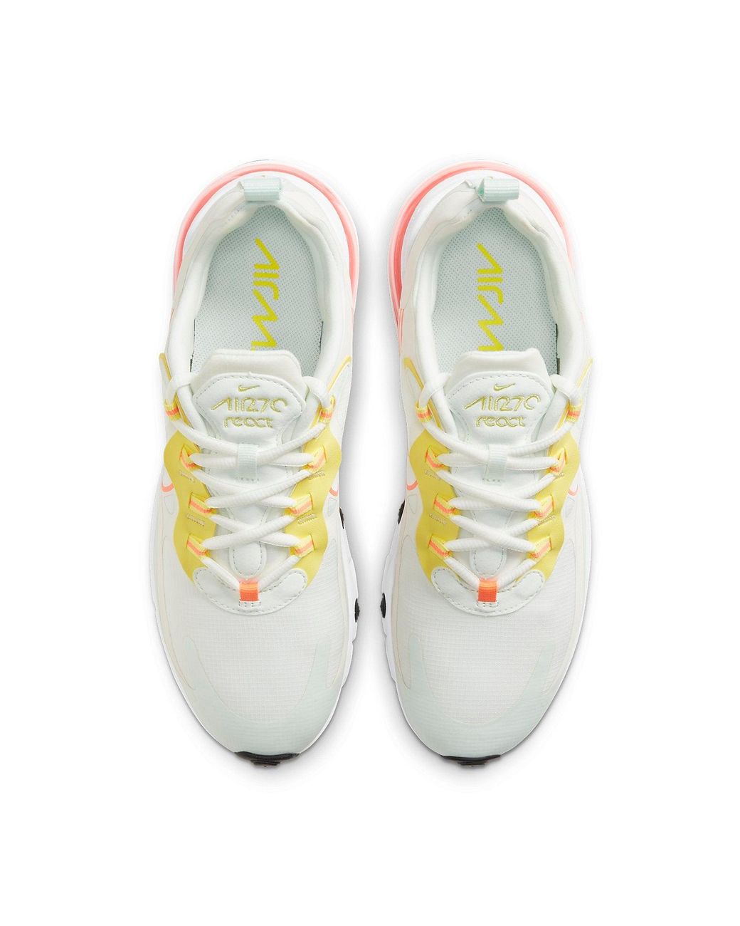 Nike White (Wmns) Air Max 270 React 'Pale Ivory Summit'