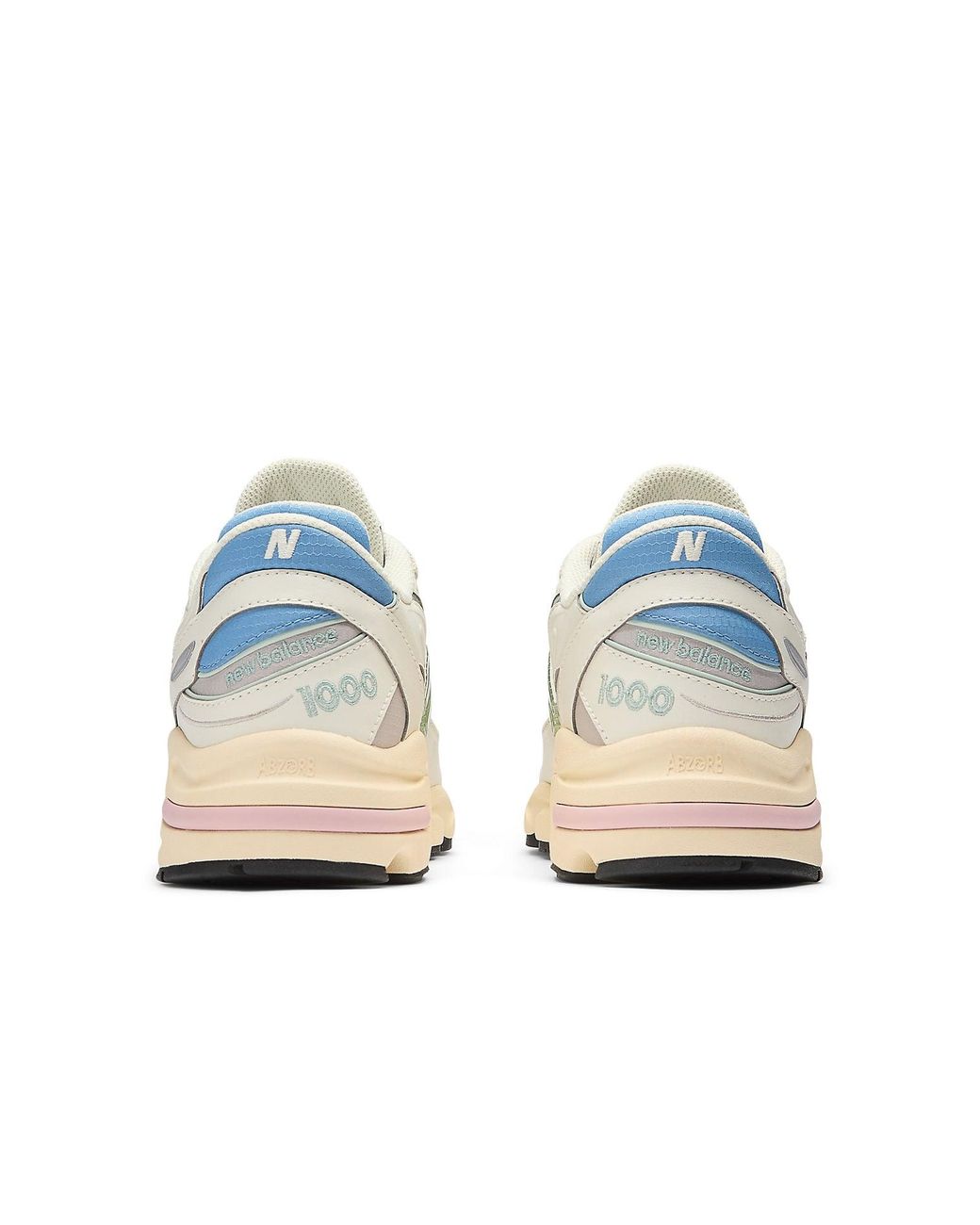 New Balance White 1000 Sneakers for men