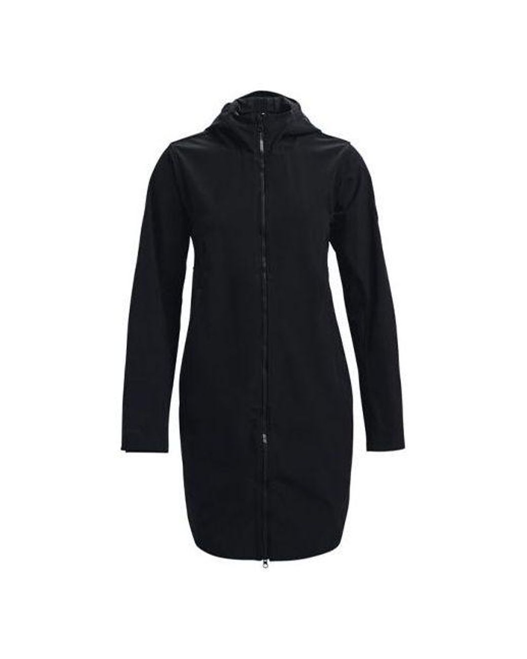 Under Armour Blue (Wmns) Rush Shell Casual Mid-Length Hooded Jacket