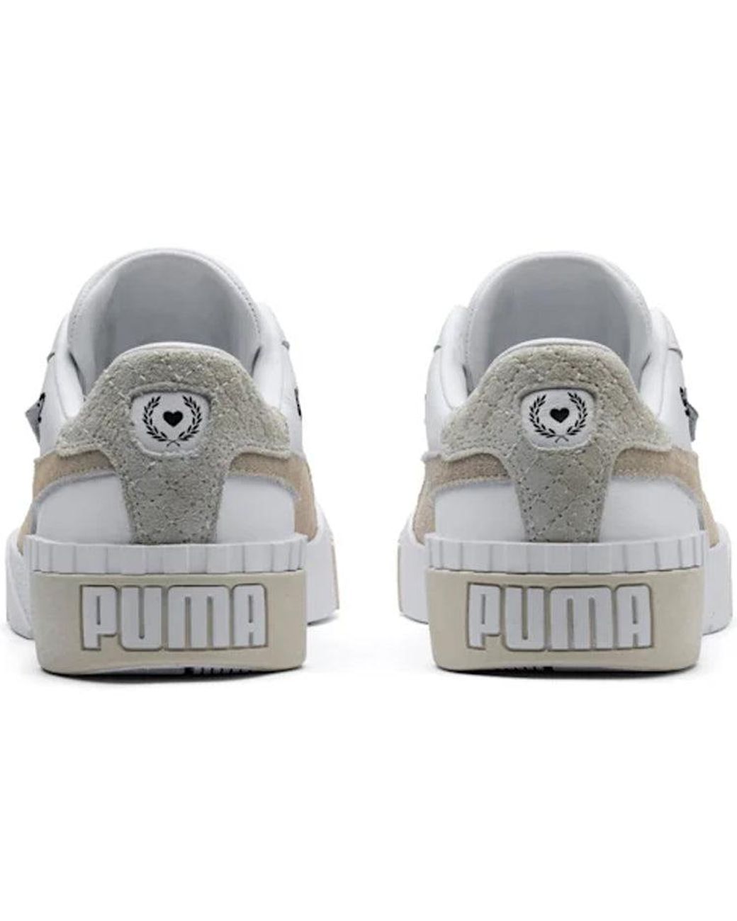 PUMA White (Wmns) Cali Leather Suede X Sg