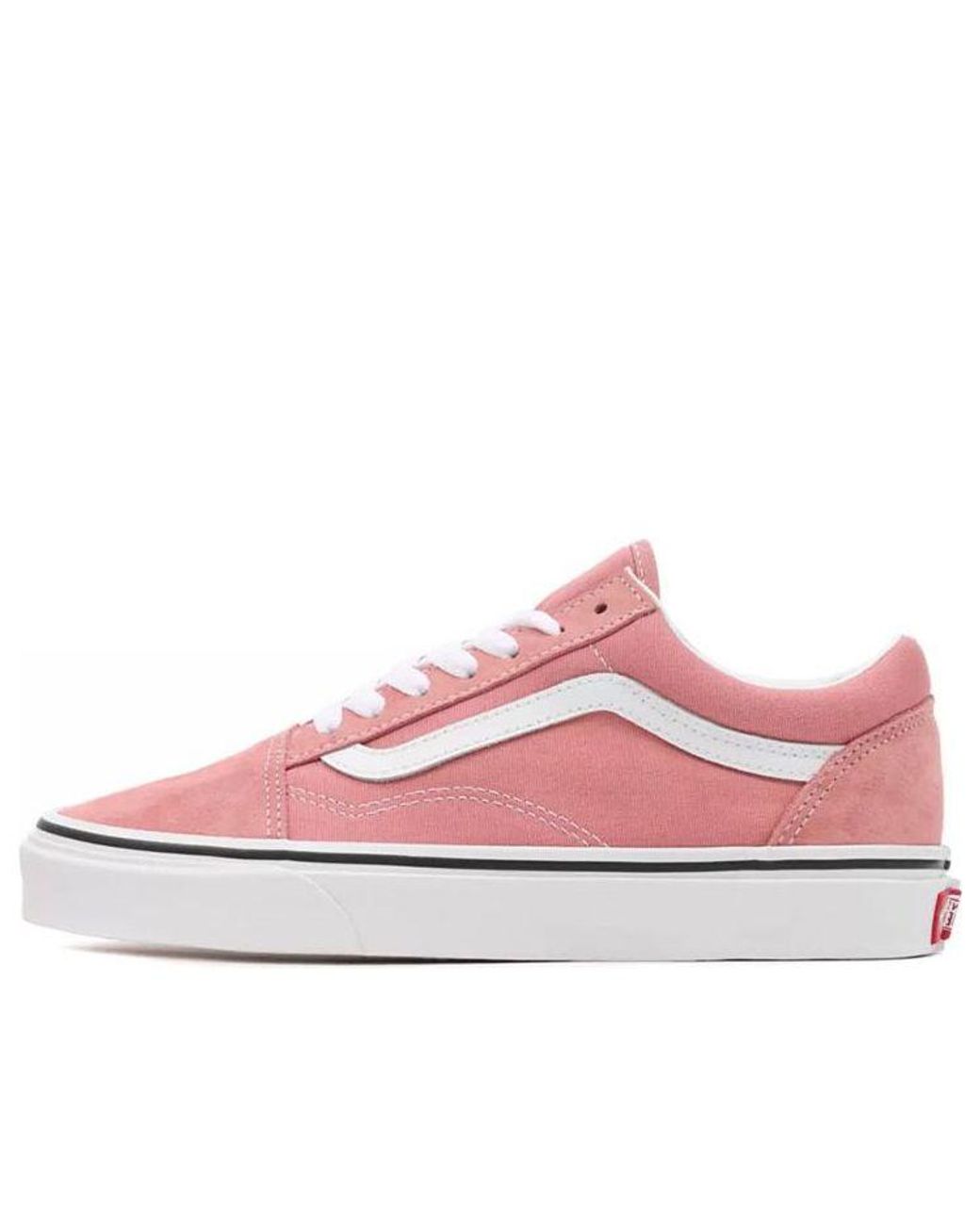 Vans Old Skool Skate Shoes Pink/white for Men | Lyst