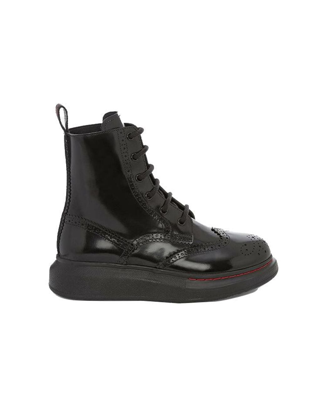 McQueen Black (Wmns) Hybrid Lace Up Boot
