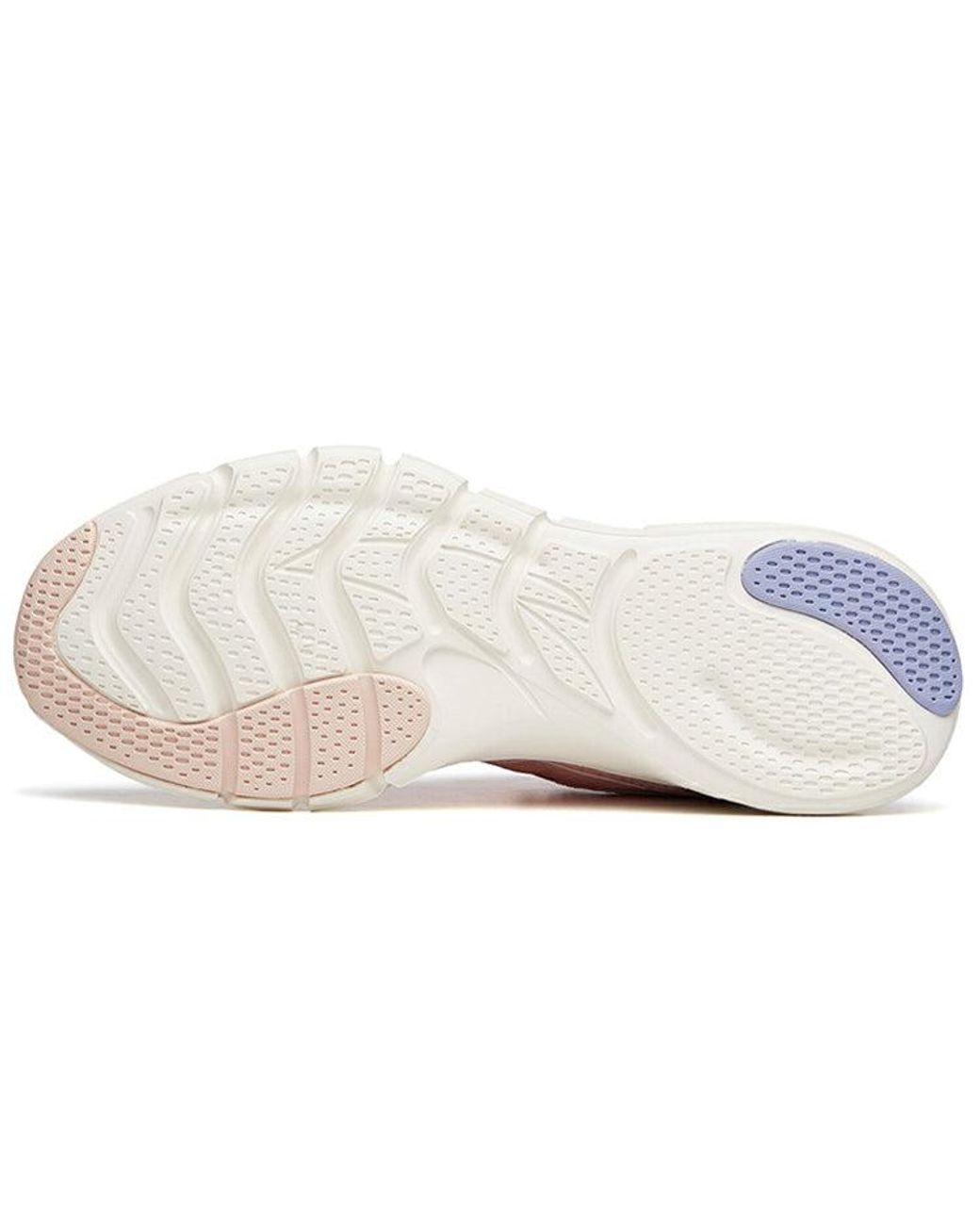 Anta Pink (Wmns) Running Series Low 'Ivory Breathable Mesh'