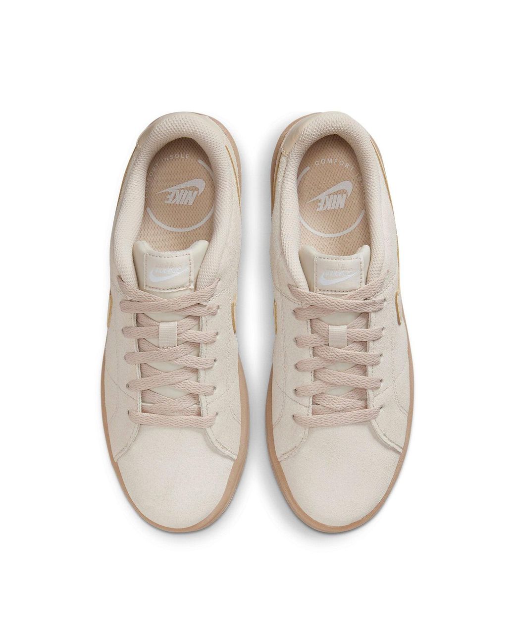 Nike White (Wmns) Court Royale 2 Suede 'Light Orewood'
