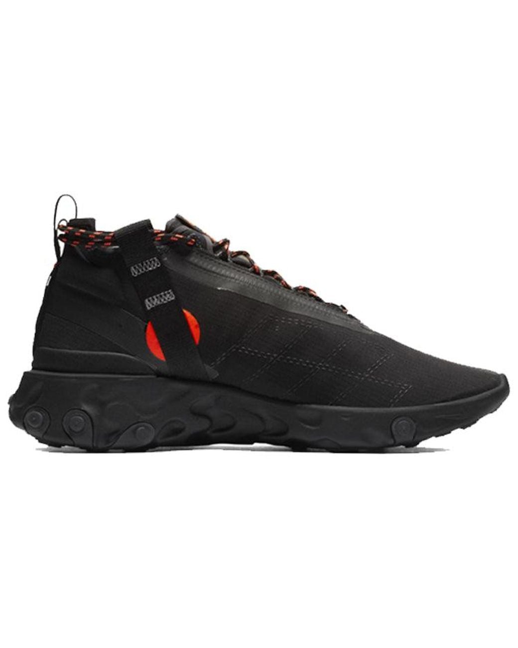 Nike Black React Runner Mid Wr Ispa Shoes for men