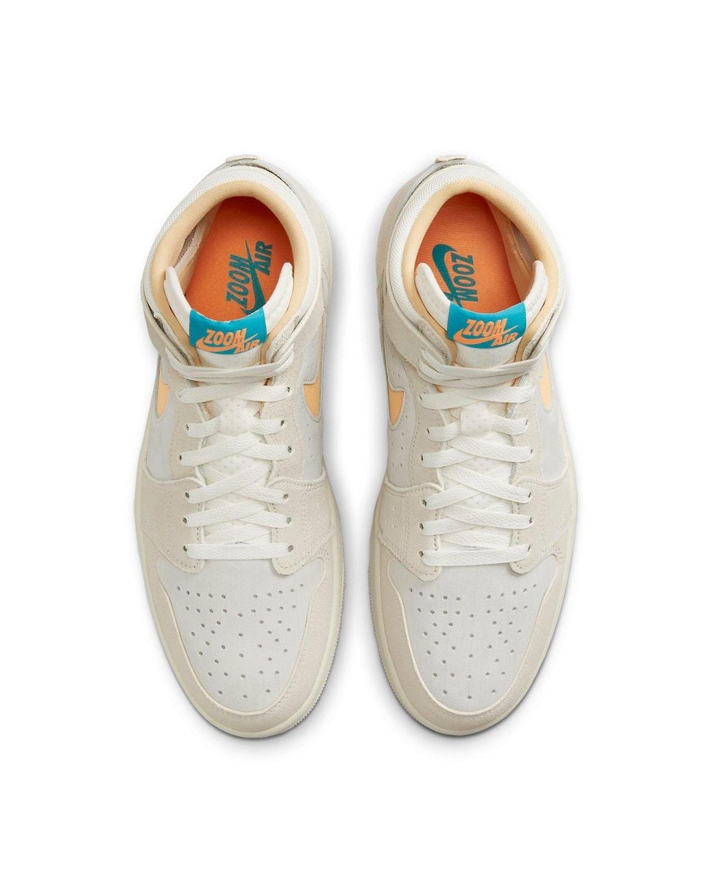 Nike White 1 Zoom Air Cmft 2 'Light Orewood Citrus Aquatone' for men
