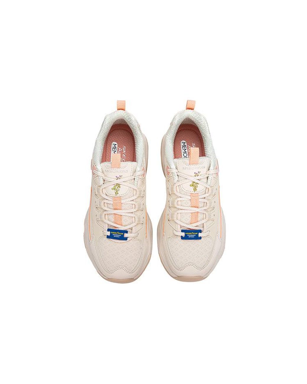 Skechers White (Wmns) D'Lites 4.0