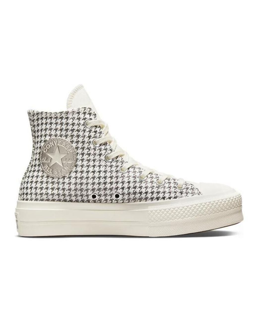 Converse Metallic (Wmns) Chuck Taylor All Star Lift Platform High 'Houndstooth Shine