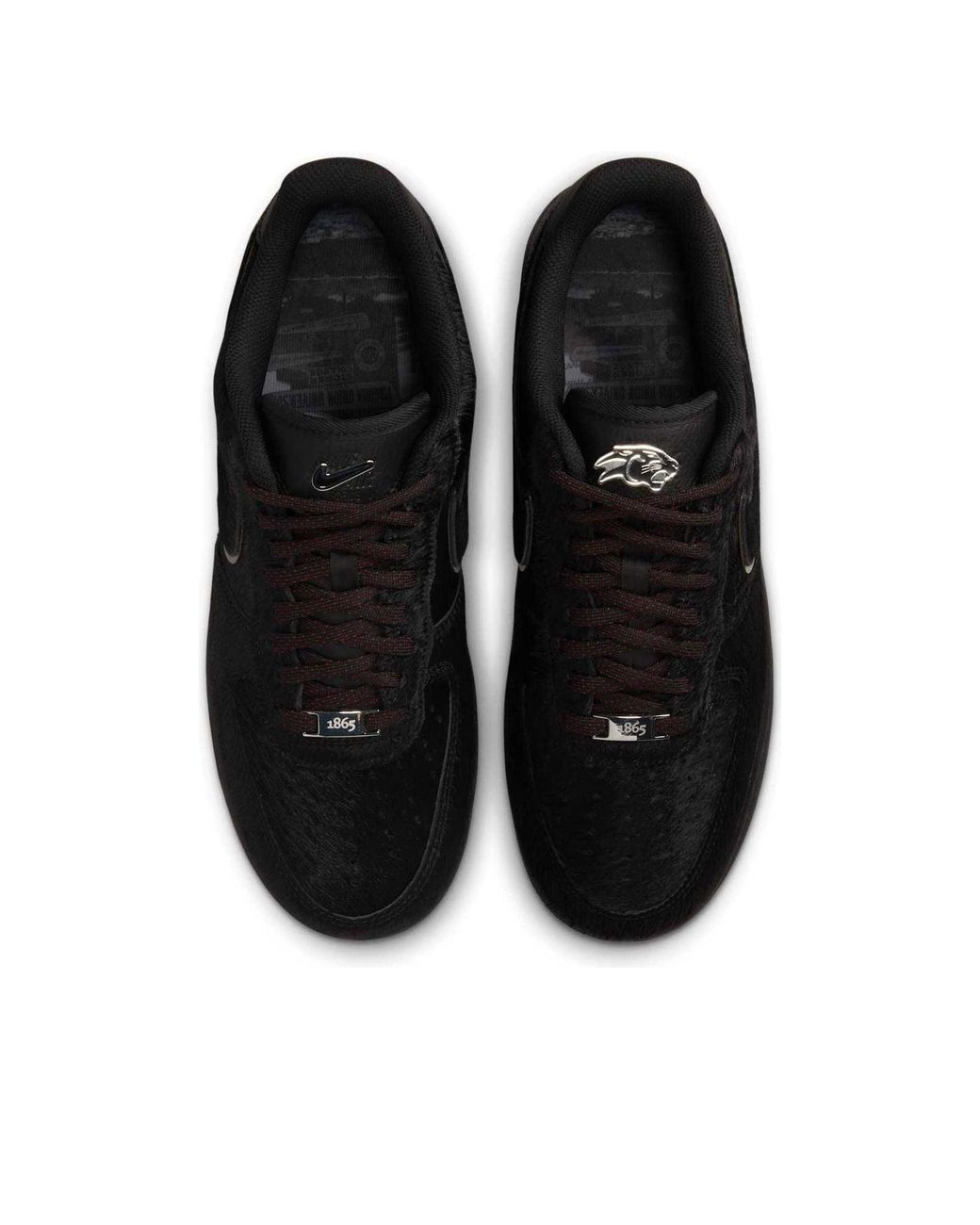 Nike Black Air Force 1 Low 'Virginia Union University Yardrunners Panthers' for men
