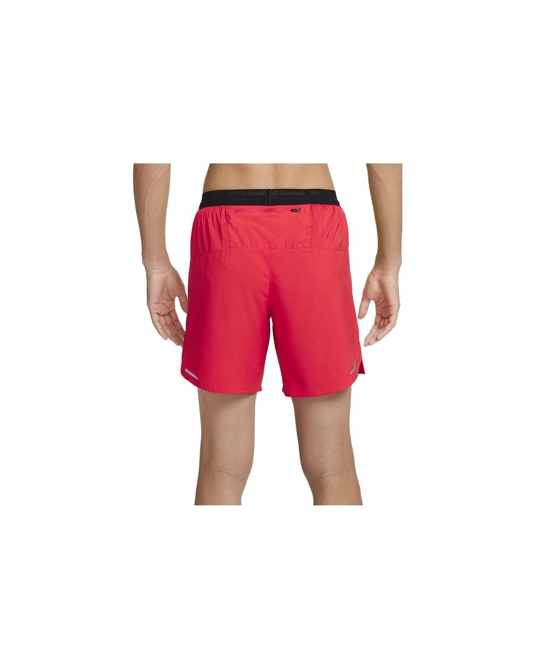 Nike Red Dri-Fit Stride Kipchoge Brief-Lined Running Shorts for men