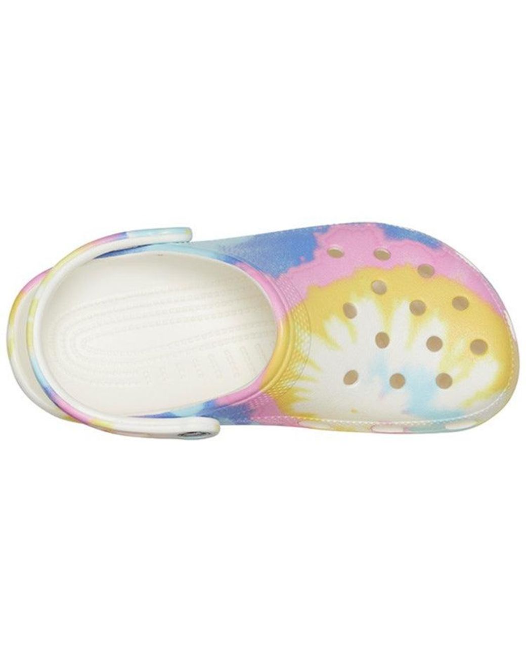 CROCSTM Blue Classic Clog Tie Dye Beach Sandals