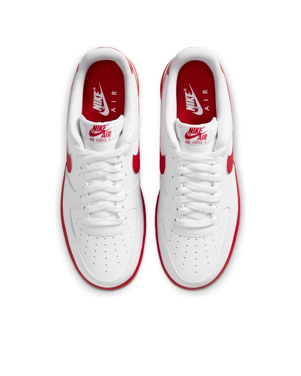 nike air force with red bottom