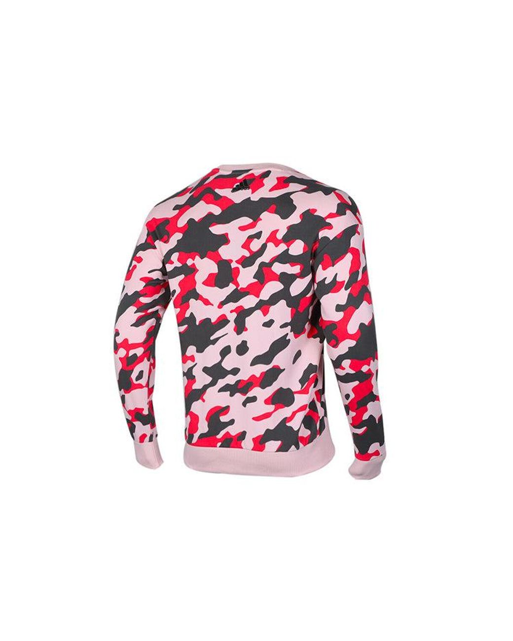 Adidas Red U2 Gfx Cs Lng Printing Casual Sports Round Neck Pullover Camouflage for men
