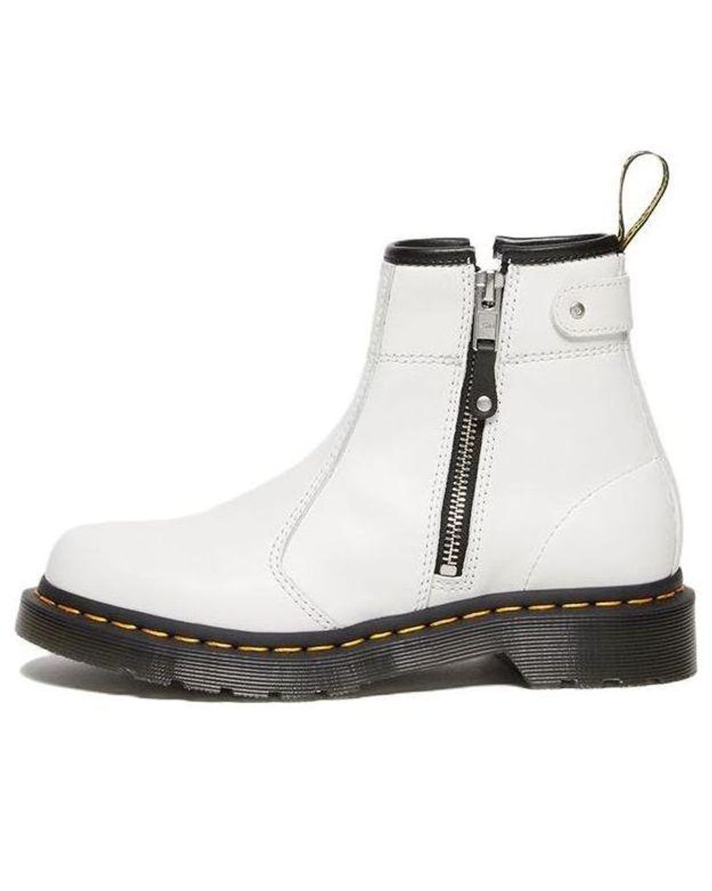 Dr. Martens (Wmns) 2976 Twin Zip Boots in White | Lyst UK