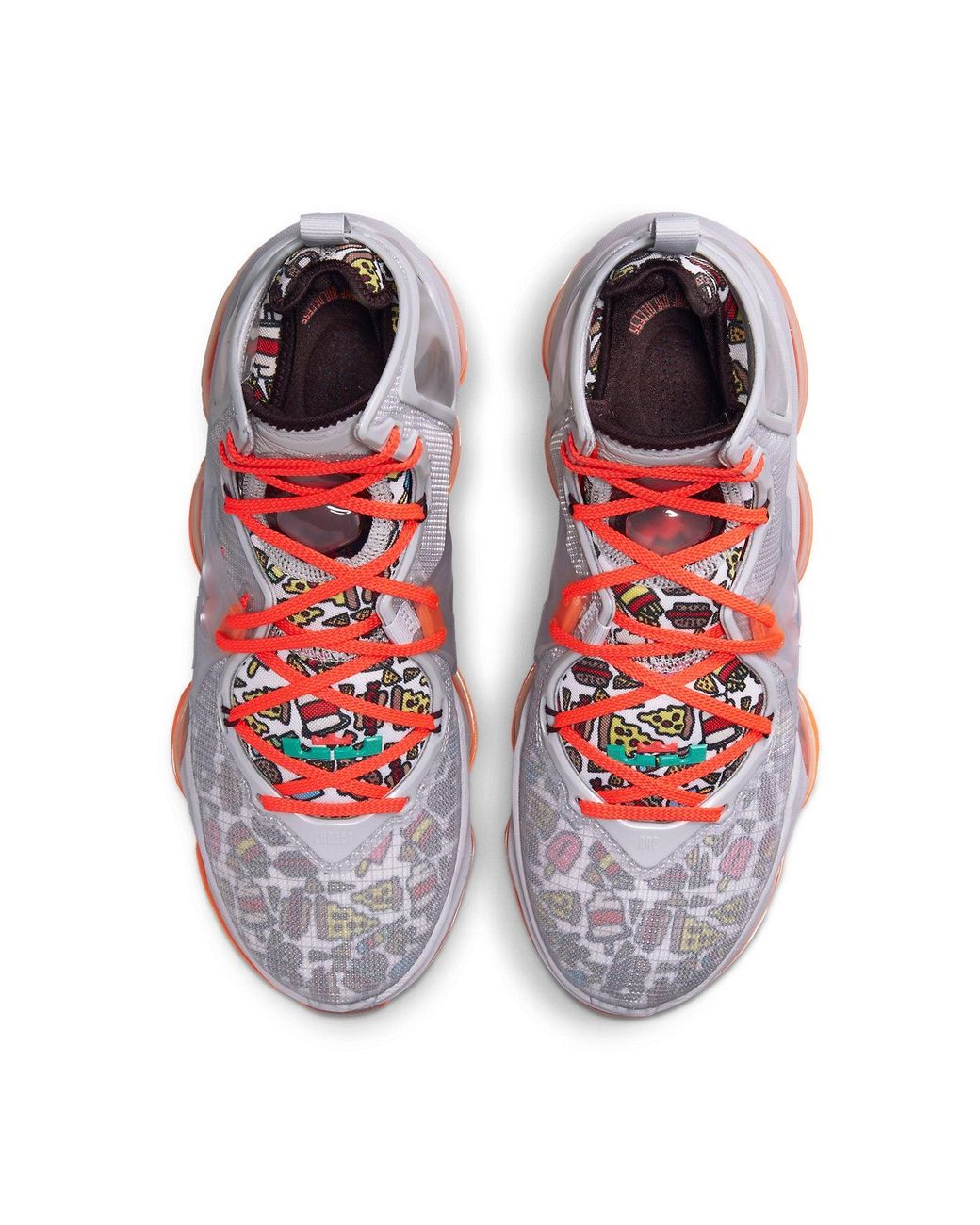 Nike White Lebron 19 'Fast Food' for men