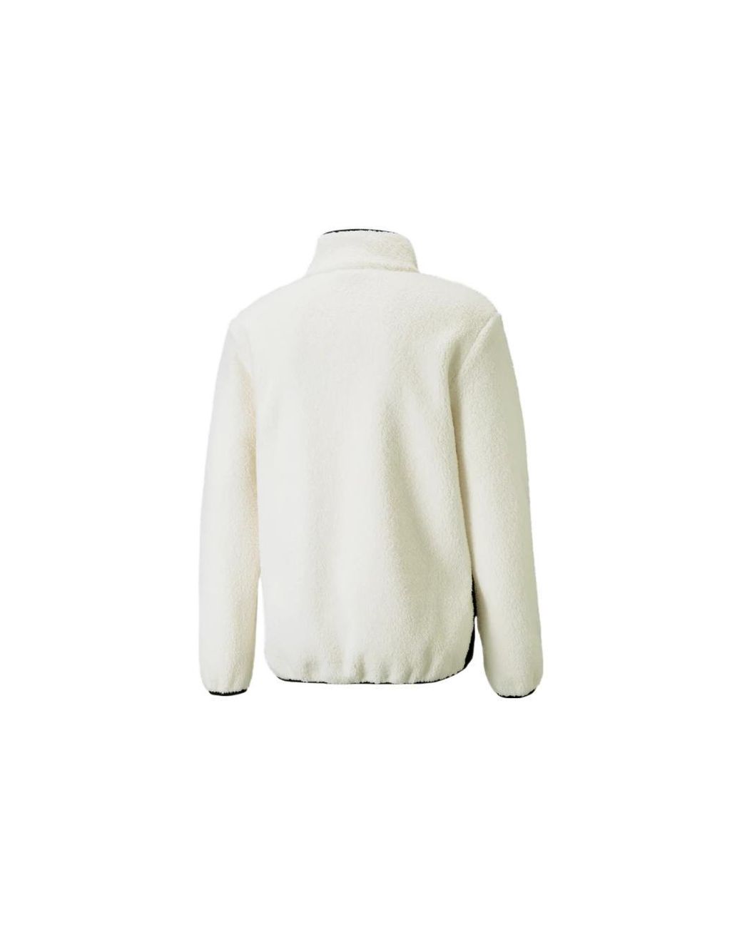 PUMA White Logo Clsx Sherpa Jacket for men