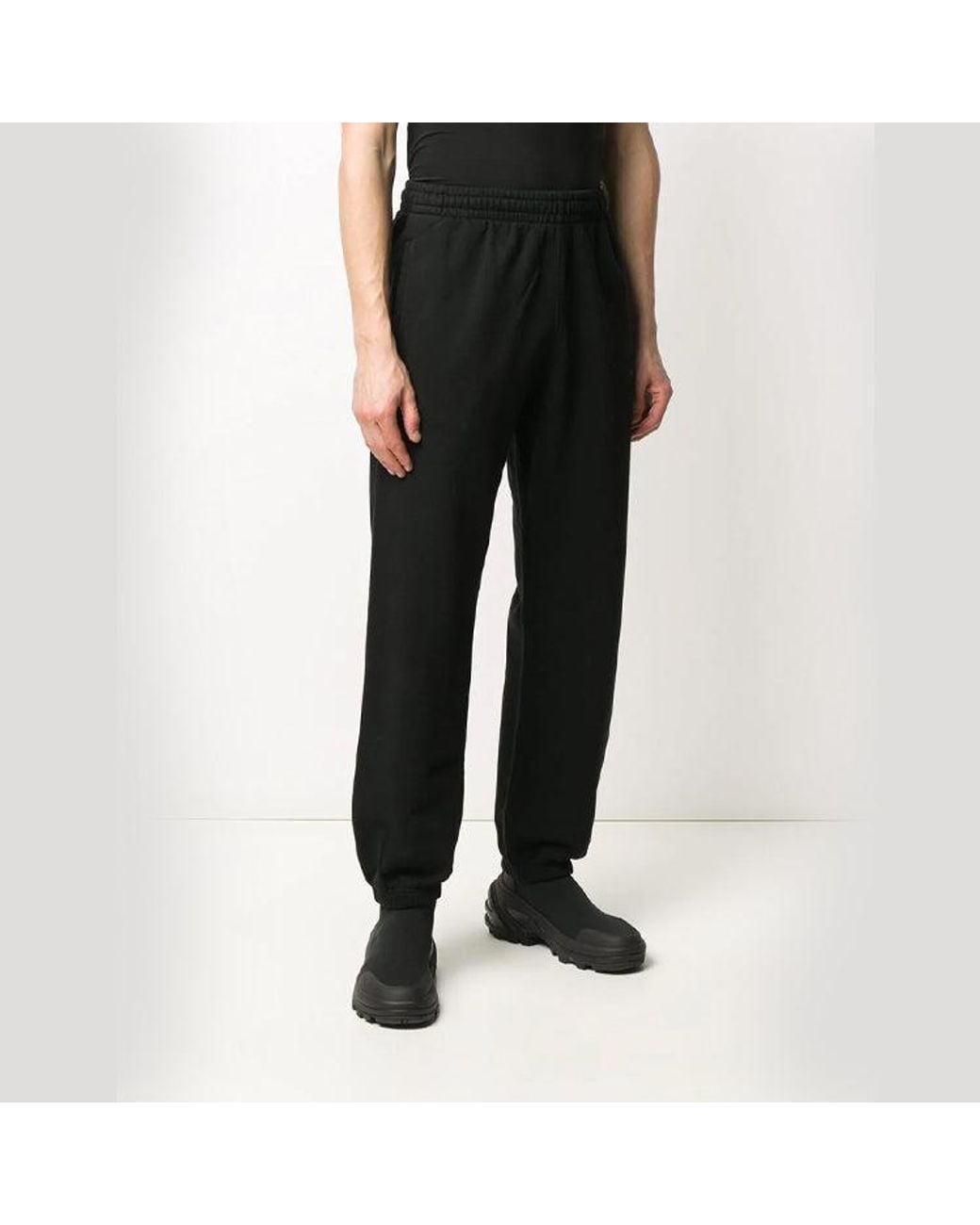 Off-White c/o Virgil Abloh Gray Arrow Printing Sports Long Pants for men