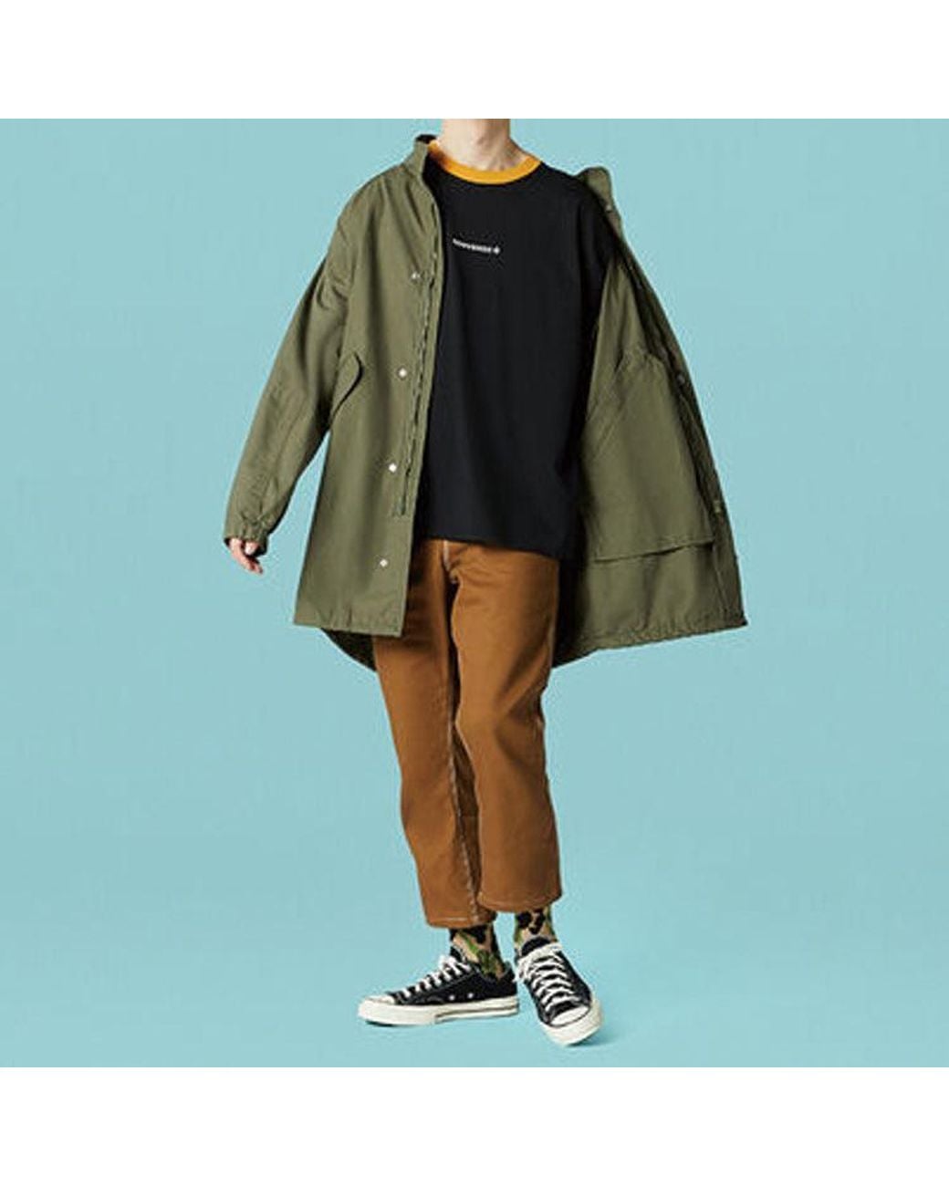 Converse Gray Utility Parka 'Military' for men