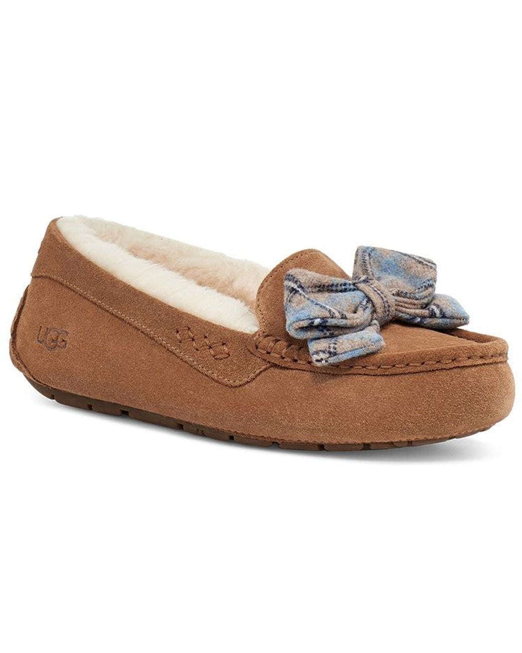 Ugg Brown (Wmns) Ansley Plaid Bow 'Chestnut'