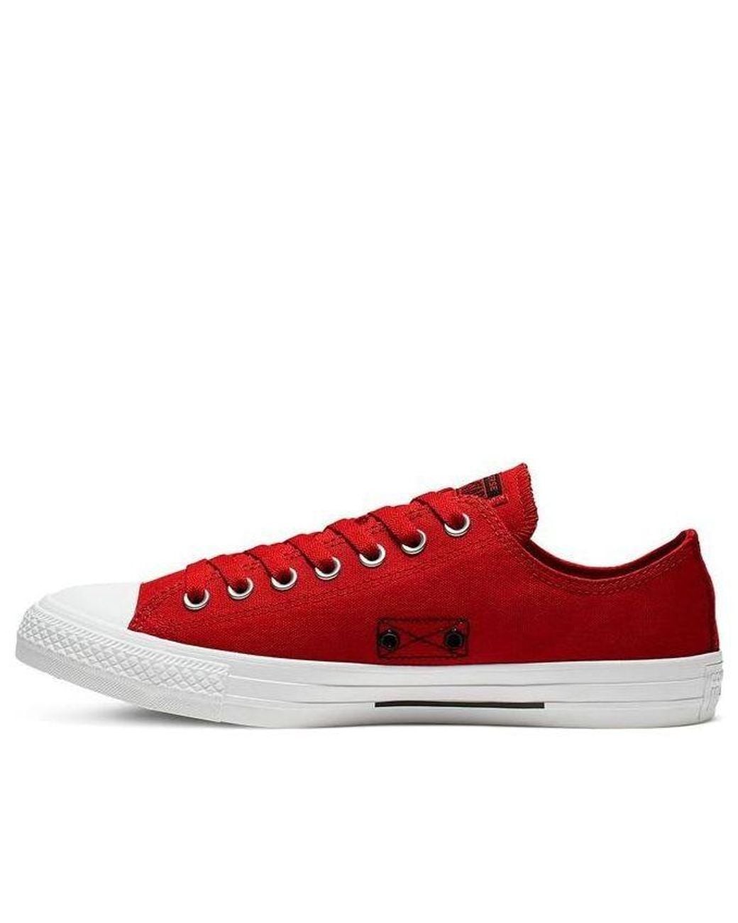 Converse Red Chuck Taylor All Star Flight School Low Top for men