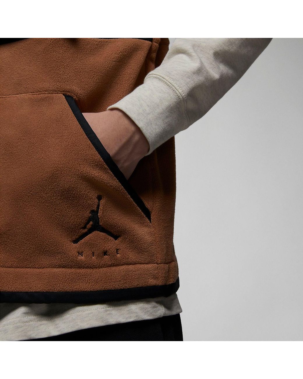 Nike Black Jumpman Fleece Vest for men