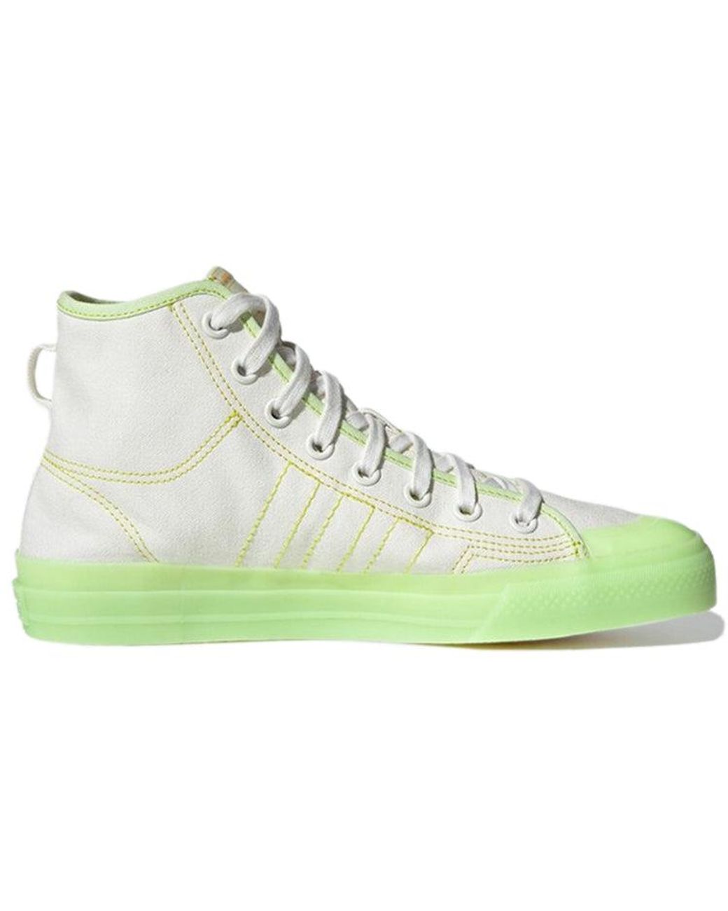 adidas gazelle silver green womens Jeremy Scott x adidas 2014 Nizza Hi Forest Green Sneakers  nico13