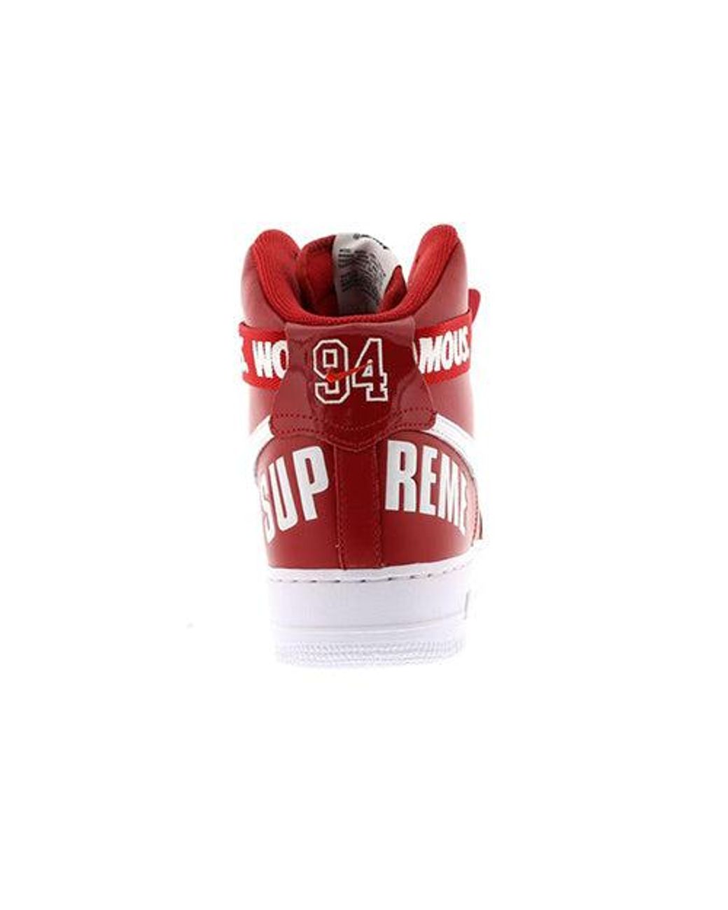 Nike Red Air Force 1 High Supreme Sp Shoes for men