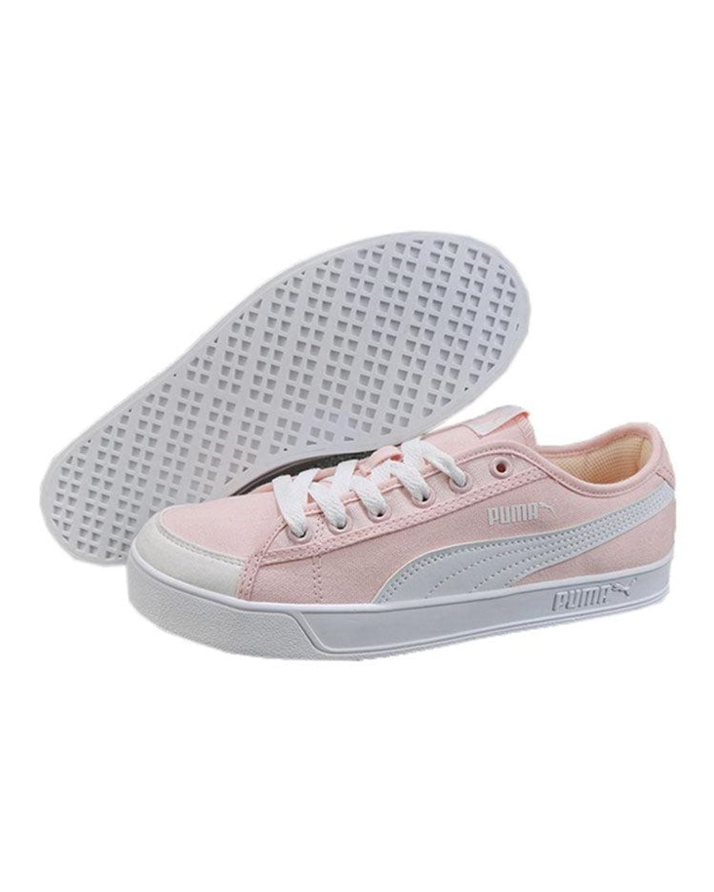 PUMA Pink Smash V2 Vulc Cv Casual Canvas Sneakers for men