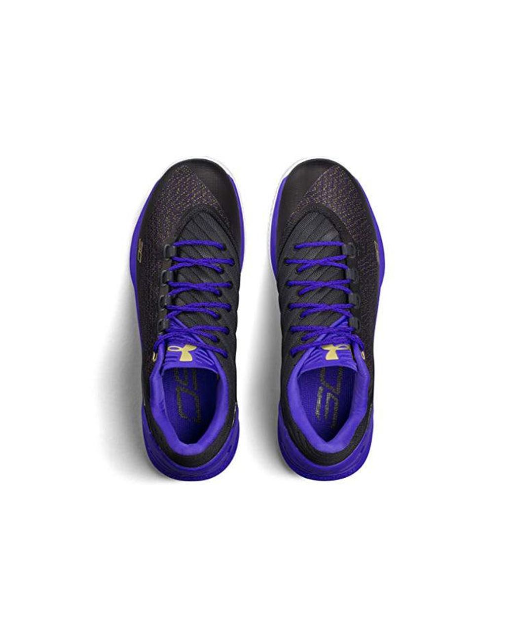 Under Armour Blue Curry 3 Low 'Anthracite' for men