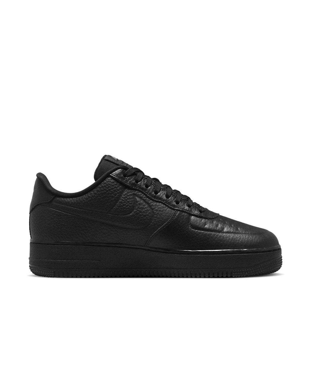 Nike Black Air Force 1 Low Waterproof 'Triple' for men