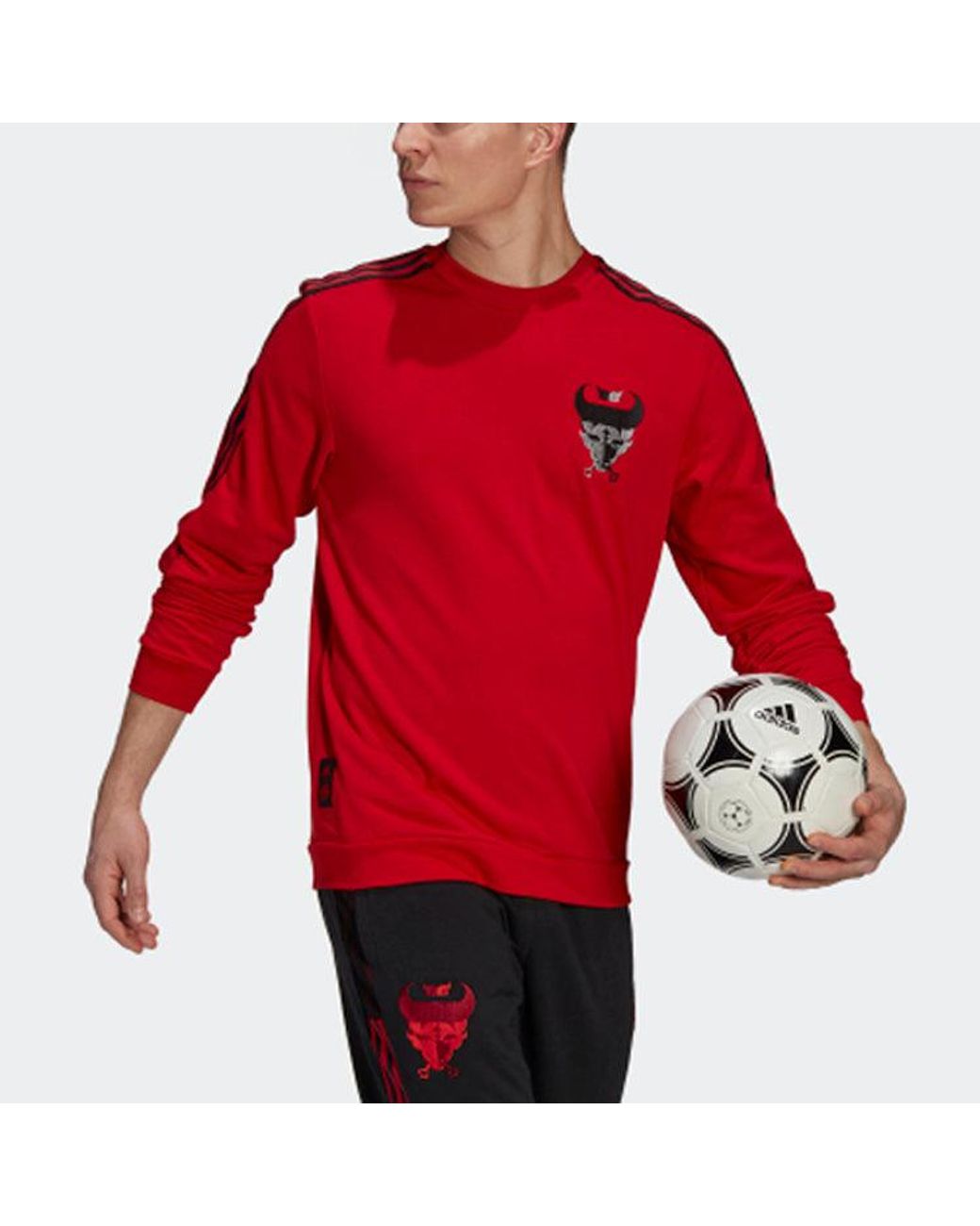 Adidas Red Fc Bayern 20/21 Chinese New Year Sweatshirt for men