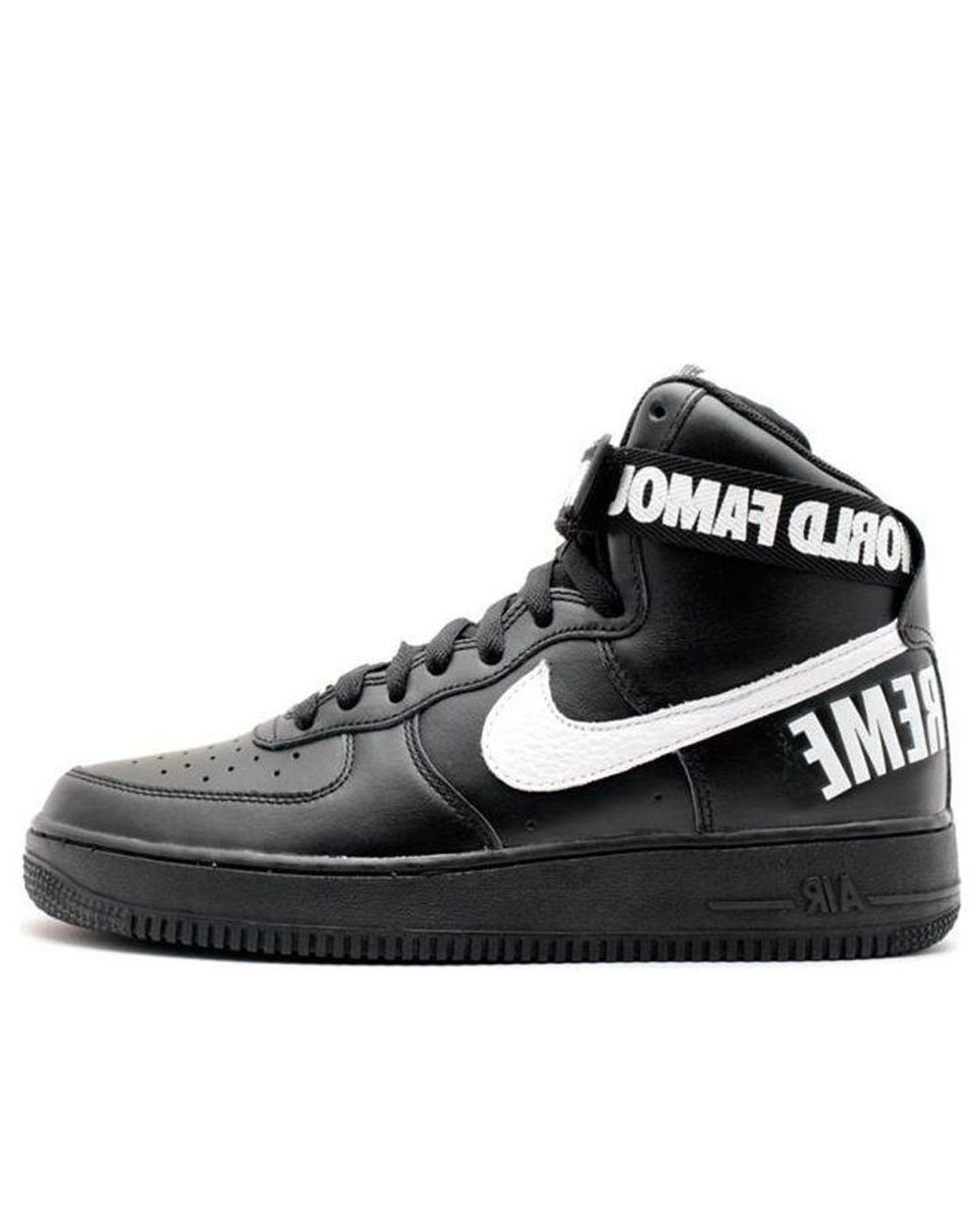 Nike Supreme X Air Force 1 High Sp in Black for Men