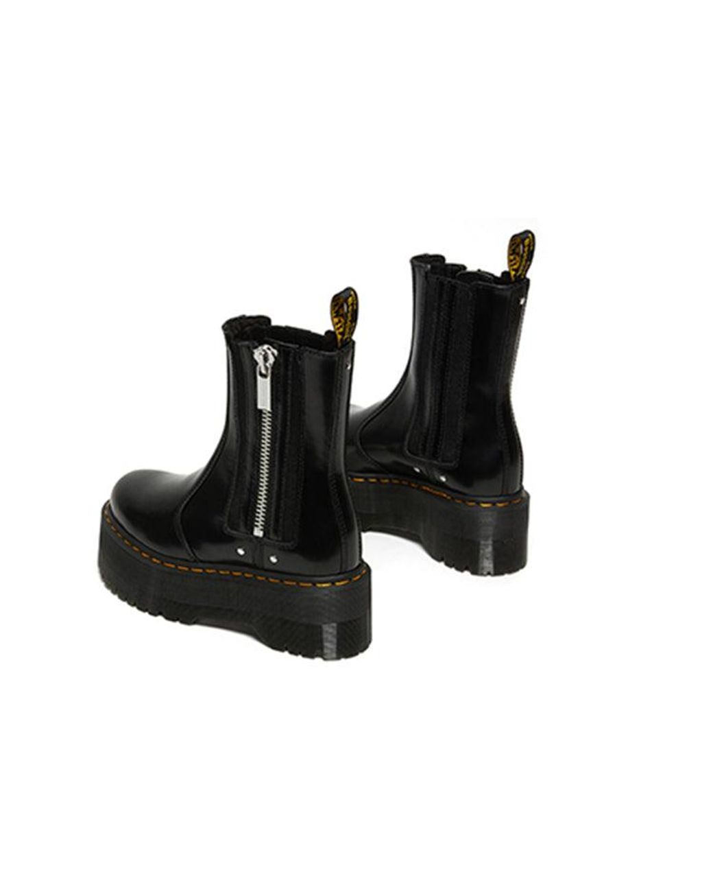 Dr. Martens Black (Wmns) 2976 Max Leather Platform Chelsea Boots