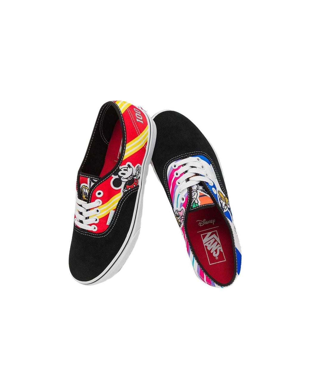 Vans Red X Disney Authentic 100Th Anniversary Multi'