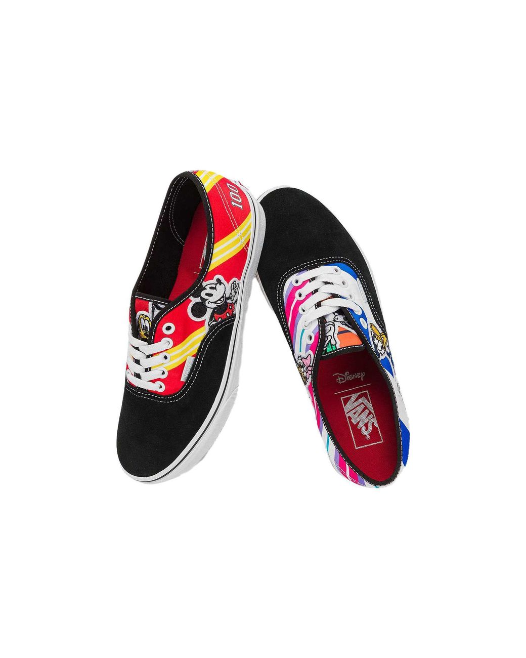 Vans X Disney Authentic 100Th Anniversary Multi' in Red | Lyst UK