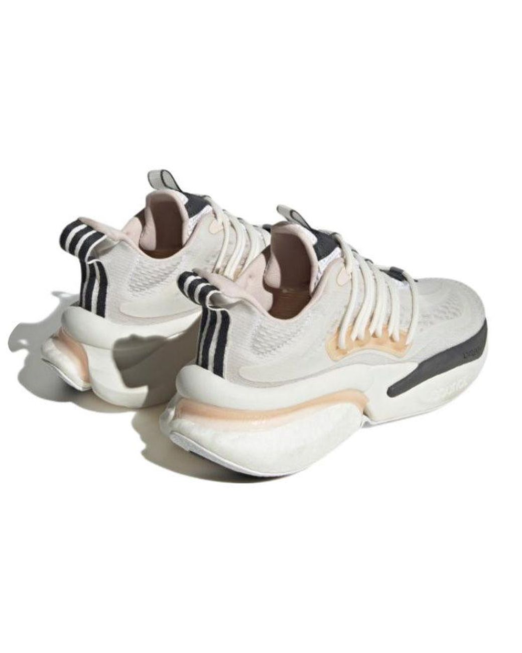 Adidas White Alphaboost V1 Shoes