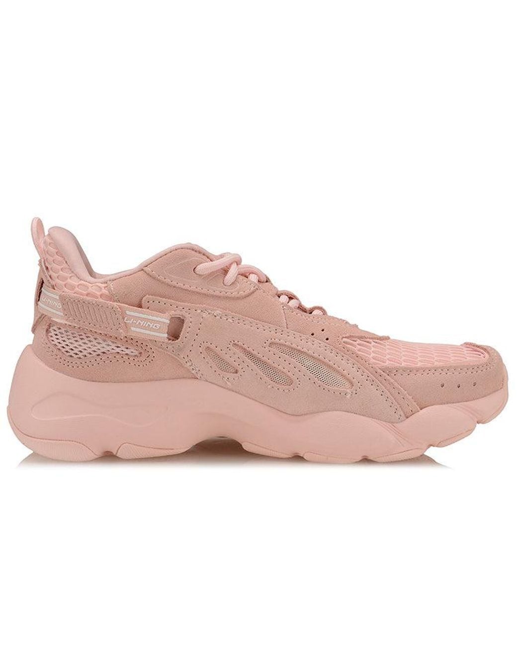 Li-ning Pink (Wmns) New York Fashion Week Breathable Lightweight Casual Dad Shoes